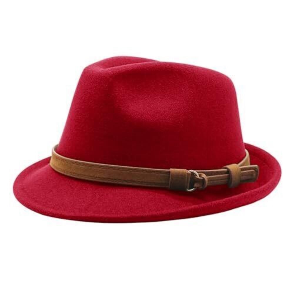 2376 Felt Fedora Sun Bucket Hat UV Protective UPF 50+ Short Brim Summer